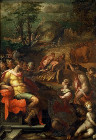 Ambergris sammeln, 1572 von Giovanni Battista Naldini